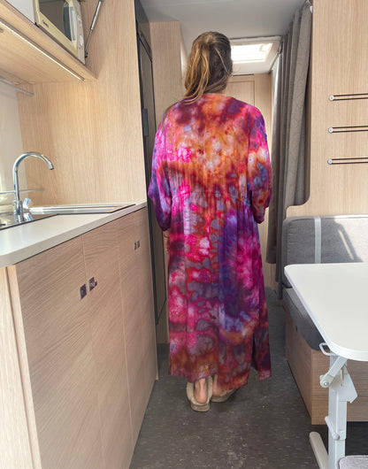 Desert Rose Hand Dyed Kimono